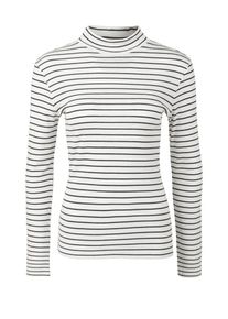 s.Oliver RED LABEL, Damen Ringelshirt, Schwarz / Wei&szlig;