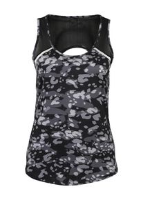 Only Play, Damen Sporttop 'SAFFRON AOP TRAINING', Grau / Schwarz