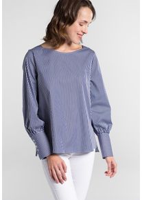 Eterna, Damen Bluse, Marine / Weiß