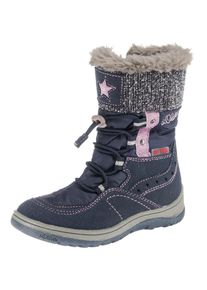 s.Oliver Junior, M&auml;dchen Winterstiefel, Camel / Taubenblau / Pink