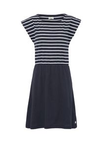 Forvert, Damen Midikleid 'Aralia', Navy / Weiß