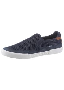 Bugatti, Herren Slip-On 'Polar', Navy / Braun / Weiß