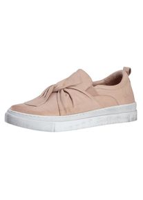 Andrea Conti, Damen Slipper, Rosé / Weiß