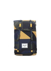 HERSCHEL, Damen Rucksack 'Retreat', Dunkelblau / Braun / Goldgelb