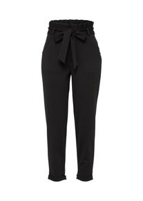 Only, Damen Bundfaltenhose 'OLIVA', Schwarz