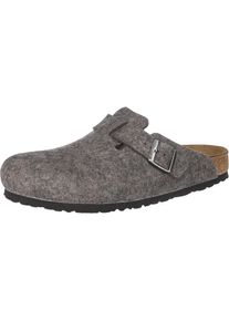 Birkenstock, Damen Boston Hausschuhe schmal, Grau