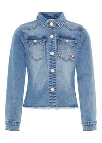 name it, M&auml;dchen Jacke, Blue Denim / Pink