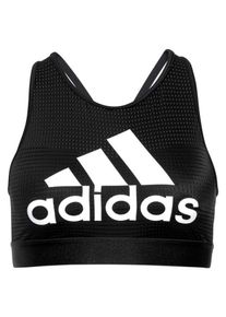 adidas Performance, Damen Sport-BH 'Halter 2.0', Schwarz / Weiß