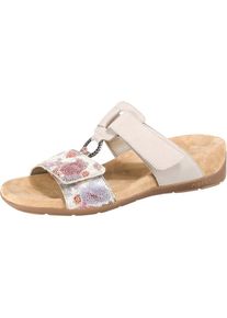 Rieker, Damen Pantoletten, Beige / Mischfarben