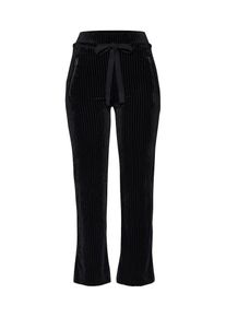 The Kooples Sport, Damen Samthose, Schwarz