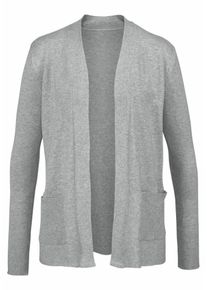 AJC, Damen Strickjacke, Hellgrau