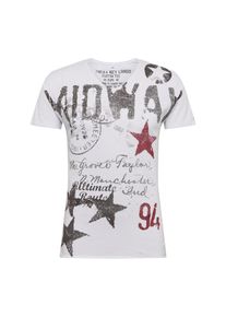 Key Largo, Herren Shirt, Mischfarben / Wei&szlig;