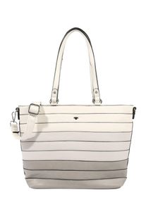 Tom Tailor, Damen Tasche 'April', Grau / Greige / Hellgrau
