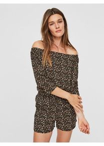 Véro Moda VERO MODA, Damen Off-Shoulder Bluse mit 3/4 Ärmeln, Beige / Rosa / Blutrot / Schwarz