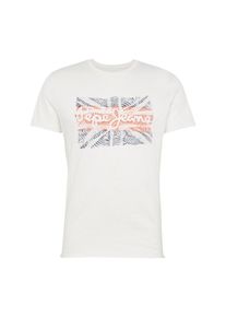 Pepe Jeans, Herren T-Shirt 'BILLIE', Blau / Rot / Wei&szlig;