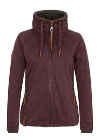 Naketano, Damen Jacke 'Im sandwich drinne', Aubergine