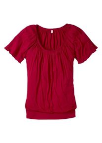 sheego Casual, Damen Fl&uuml;gelarm-Shirt, Rot