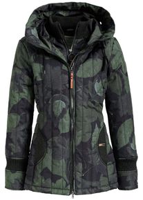 Khujo, Damen Jacke 'TWEETY PRIME2', Tanne / Schwarz