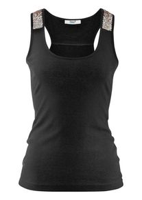 Lascana, Damen Top, Gold / Schwarz