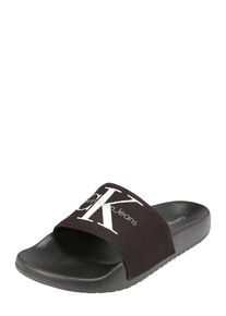 Calvin Klein Jeans, Damen Slipper 'CHANTAL', Schwarz / Weiß