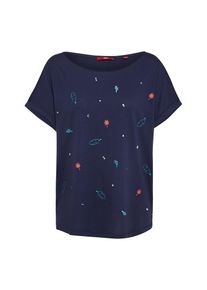 s.Oliver RED LABEL, Damen T-Shirt, Navy