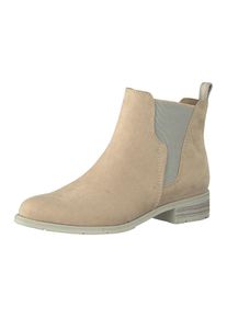 Marco Tozzi, Damen Stiefelette, Beige / Grau
