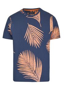 Daniel Hechter, Herren T-Shirt, Navy / Pastellorange