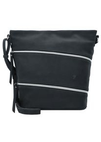 Tom Tailor Denim, Damen Umh&auml;ngetasche 'Romina', Schwarz / Wei&szlig;