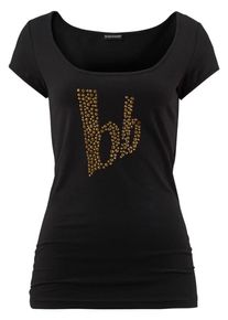 Bruno Banani, Damen T-Shirt, Gold / Schwarz