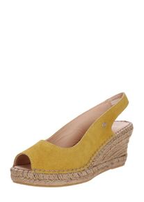 Fred De La Bretoni&Egrave;re, Damen Keilsandale, Gelb