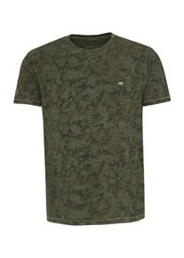 Camel Active, Herren T-Shirt, Oliv / Schwarz