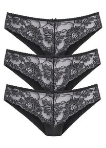 Lascana, Damen Slip, Schwarz