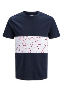 Jack & Jones JACK & JONES, Herren T-Shirt, Navy