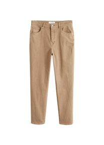 Violeta by Mango, Damen Jeans 'Stella', Hellbraun