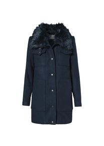 Véro Moda VERO MODA, Damen Mantel Woll-, Blau