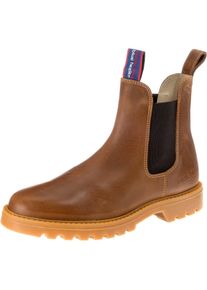 Blue Heeler, Damen Chelsea Boots 'Sydney', Himmelblau / Braun / Apricot / Rot / Schwarz / Weiß