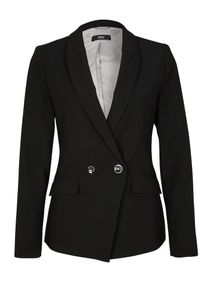 s.Oliver BLACK LABEL, Damen Businessblazer, Schwarz
