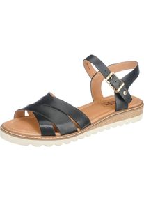 Pikolinos, Damen Sandalen 'ALCUDIA', Apricot / Schwarz / Weiß