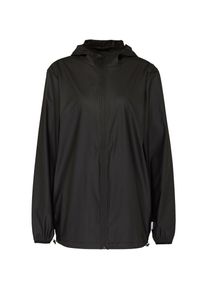 RAINS, Damen Regenjacke 'Pacific' mit Reißverschluss, Schwarz