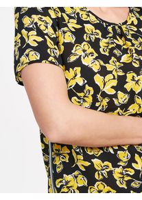 Gerry Weber, Damen Bluse, Gelb / Schwarz / Weiß