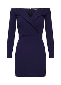Missguided, Damen Kleid 'BARDOT FOLDOVER MINI DRESS', Dunkelblau