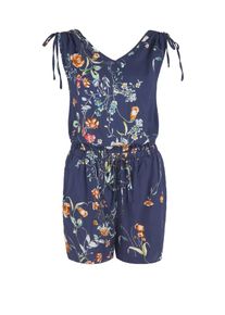 s.Oliver RED LABEL, Damen Jumpsuit, Dunkelblau / Mischfarben