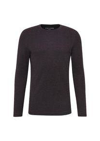 Review, Herren Shirt 'LS WAFFLE', Anthrazit