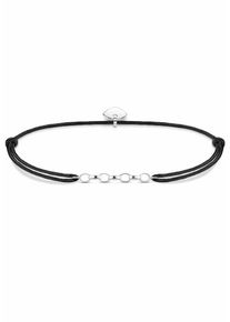 Thomas Sabo, Damen Charm-Armband 'Little Secret Herz, LS050-173-11-L20v', Schwarz / Silber