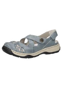 Rieker, Damen Ballerinas, Rauchblau