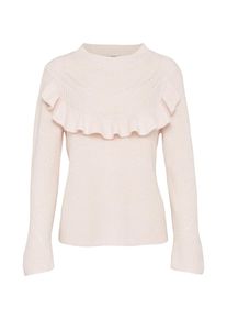 Only, Damen Pullover 'onlNOLETA', Nude
