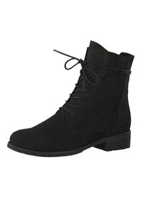 Marco Tozzi, Damen Schn&uuml;rstiefel, Schwarz