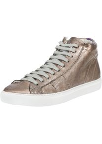 P448, Damen Sneakers, Hellbraun / Gold / Aubergine / Beere / Weiß