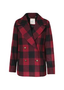Esprit, Damen Wolljacke, Rot / Schwarz