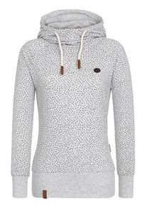 Naketano, Damen Pullover 'Gartenmöbelgangster II', Grau / Schwarz